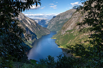 paysage de fjords de rêve en Norvège