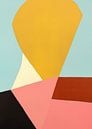 Abstract "color blocking" in pastelkleuren van Studio Allee thumbnail