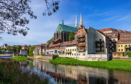 Zicht op Görlitz, Duitsland 4/8) van Adelheid Smitt