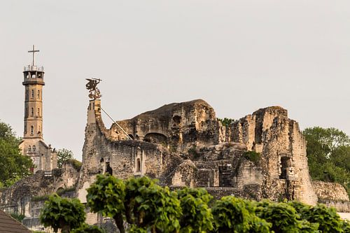 Ruines du château et Wilhelminatoren Valkenburg