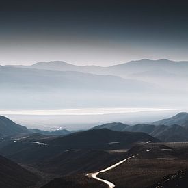 Winding roads through Death Valley by Moniek Kuipers