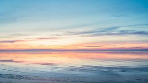 Vloed komt op aan de Waddenkust