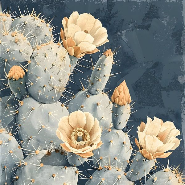 Cactus in Bloom by Adriana