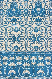 Blue Ornament van David Potter