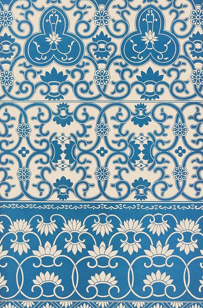 Blue Ornament by David Potter