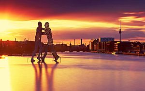 Berlin Skyline an der Spree