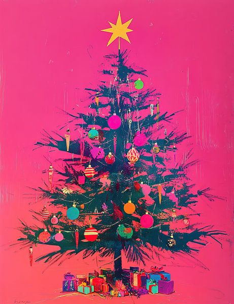 Colourful Christmas by Wonderful Art