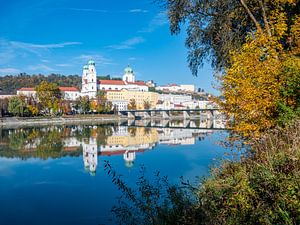 Blick auf die Skyline von Passau in Niederbayern von Animaflora PicsStock