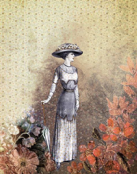 VINTAGE LADY INTO MAGICAL FOREST v2 par Pia Schneider