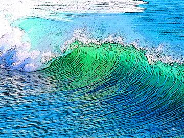 Welle   |   Wave Art von Dirk H. Wendt