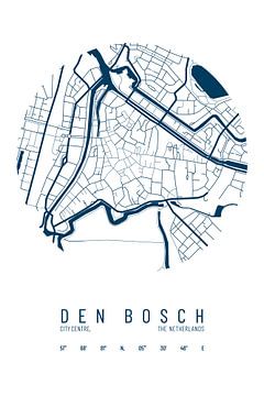 City map Den Bosch by Walljar