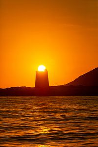 Leuchtturm bei Sonnenuntergang