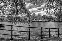 The Hermitage in Amsterdam (black and white)