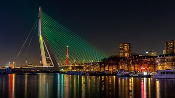 Pont Erasmus et Euromast sur Marcel Ohlenforst