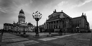 Berlijn Gendarmenmarkt (Panorama) van Frank Herrmann