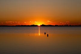 Insel Fehmarn, Sonnenuntergang, Fehmarn-eiland, zonsondergang von Karin Luttmer