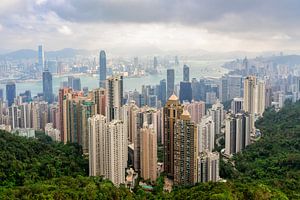 Vue de Hong Kong depuis Victoria Peak