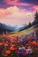 Danse crépusculaire des coquelicots