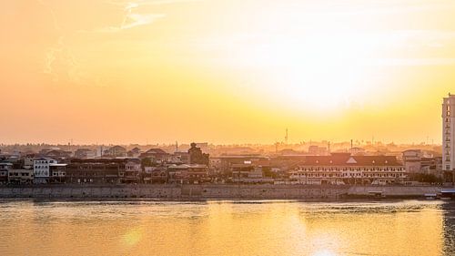 Coucher de soleil sur Kampong Chang