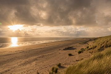 Strand in Rockanje in Nederland van Remco-Daniël Gielen Photography