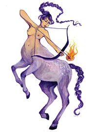 Schütze Weibliche Konstellation von Dominique Bonne