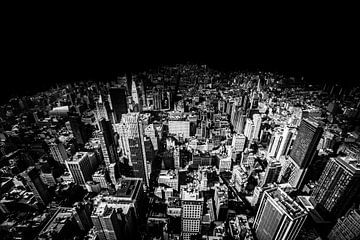 FineArt en noir et blanc, Manhattan sur Eddy Westdijk