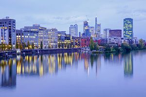 Frankfurt in blau