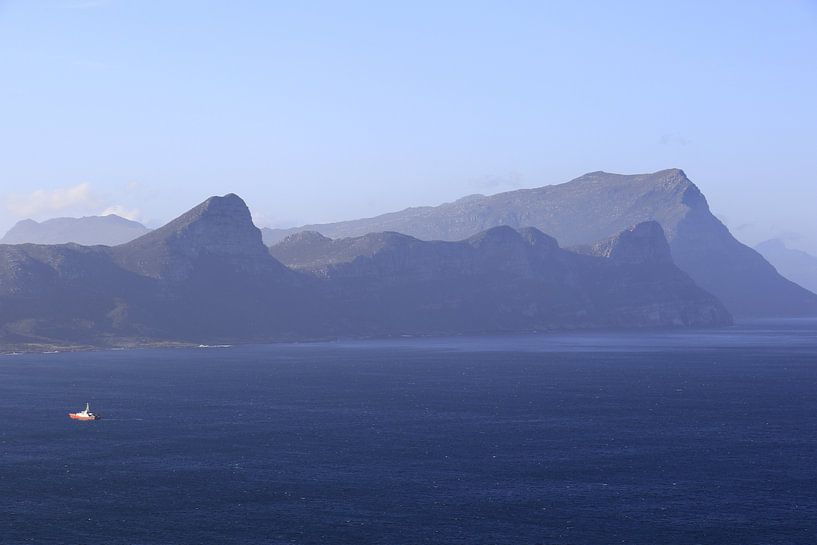 Schip op de Kaap in Zuid-Afrika van Olaf Franke