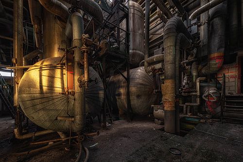Une usine ensoleillée