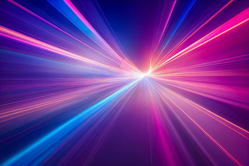 abstrakter Licht Laser Hintergrund,  Illustration von Animaflora PicsStock