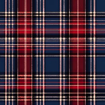 Vintage Plaid # XIII by Whale & Sons