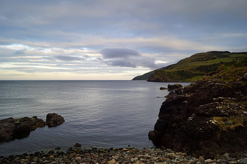 Kust op de Scenic Torr Route