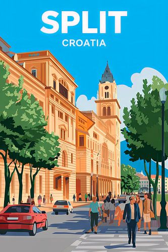 Split, Croatie.