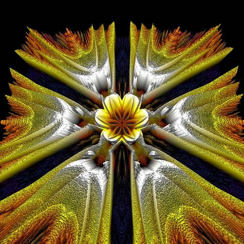 La fleur de lotus d'or