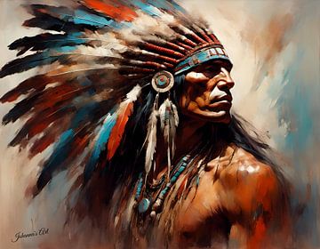 Native American Heritage 33 by Johanna's Art
