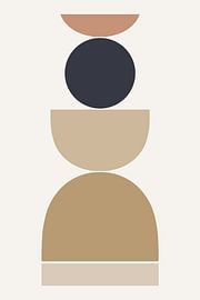 Harmonie géométrique abstraite sur uplusmestudio