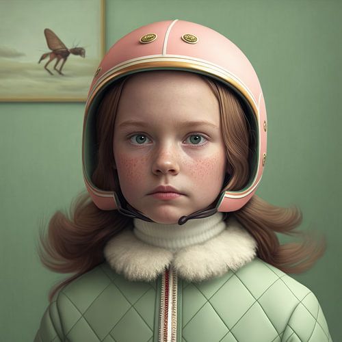 Fine art portret: "Fasten your seatbelt"