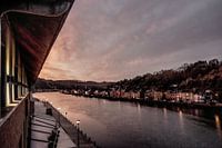 Zonsondergang in Dinant