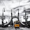 Boedapest Vrijheidsbrug Historische Tram van Carina Buchspies