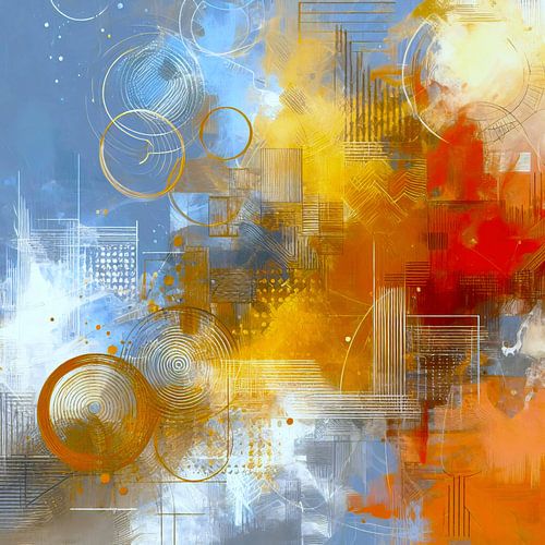 Chromatische skyline: De polsslag van stedelijke abstractie