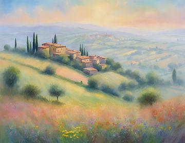 L'été en Toscane sur Kees van den Burg