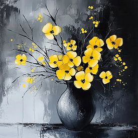 Bouquet in Vase von ARTEO Gemälde