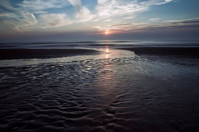 Zonsondergang Langevelderslag Noordwijk par Niels Hoogenbosch