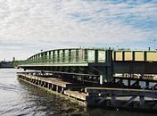 Wiedauwkaai-Brücke und Skyline von Gent von Atelier Liesjes Miniaturansicht