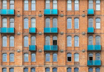 Hausfassade in Hamburg von Achim Prill