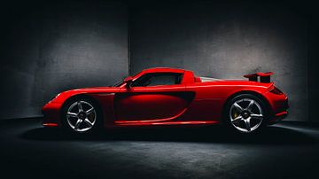 Roter Porsche Carrera GT von Ansho Bijlmakers