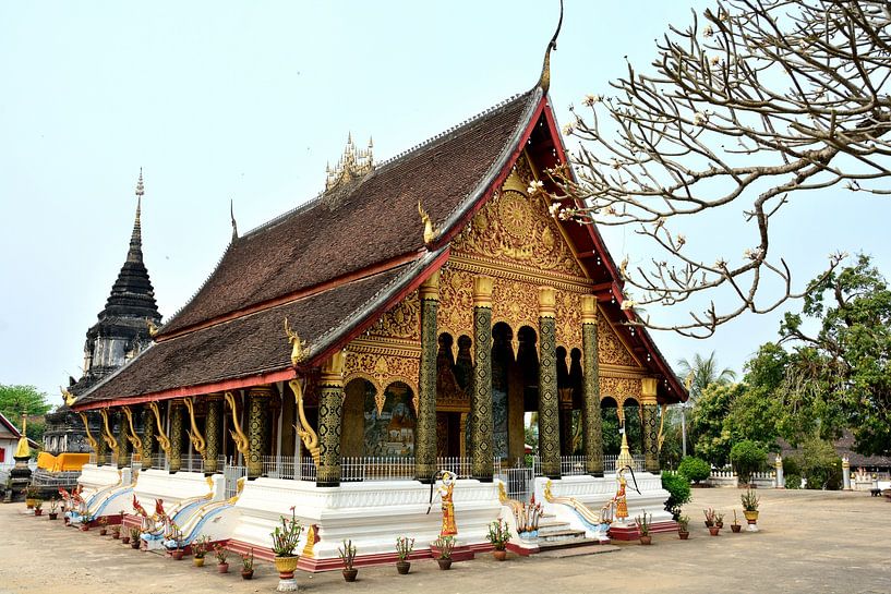 Vat That, een gouden juweel in het hart van Luang Prabang van Frank Photos