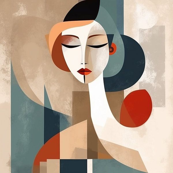 Portrait of Abstraction by Color Square