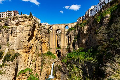Uitzicht op Ronda in Andalusië
