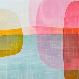 Abstract kleurrijke kunst van Modern Collection